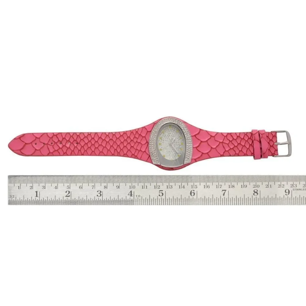 STRADA Watch Austrian Crystal Pink